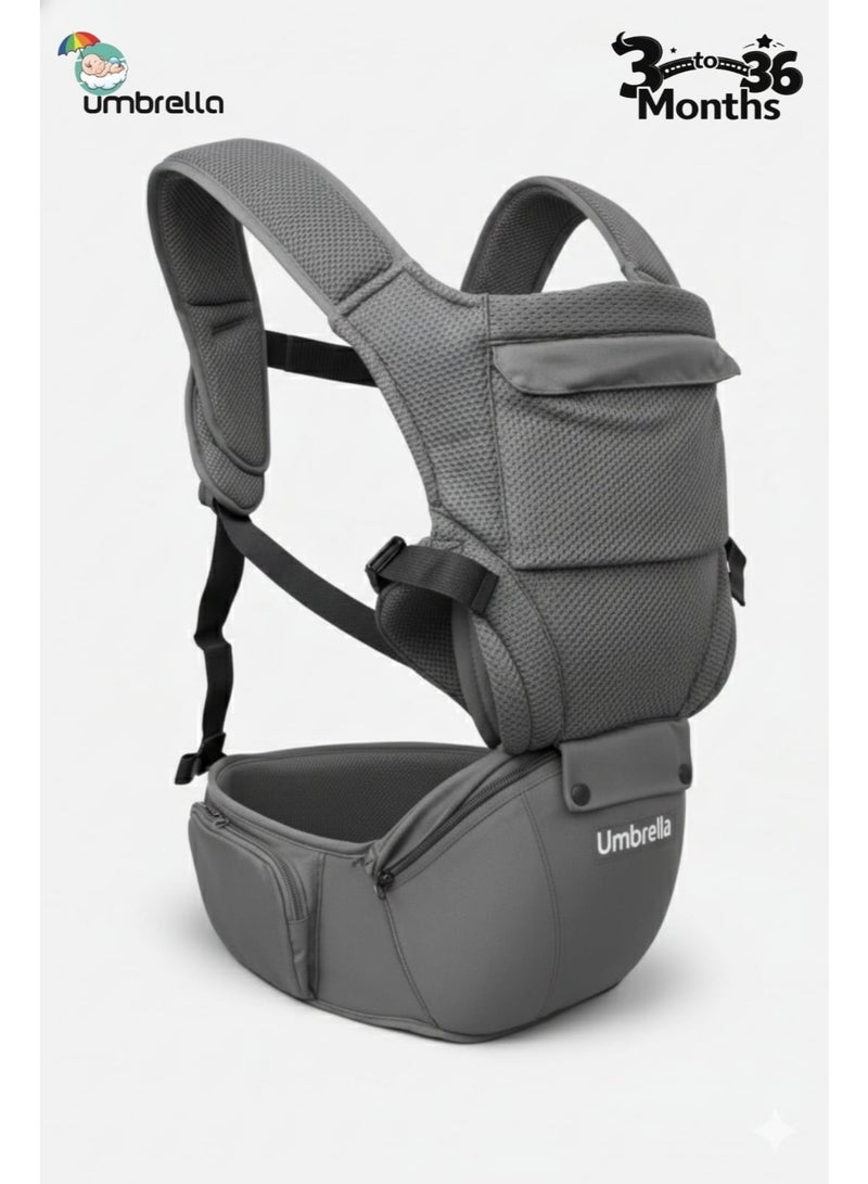 امبريلا شياله اطفال  امبريلا مريحة لطفلك عاليه الجودة (رمادي) - Image 2